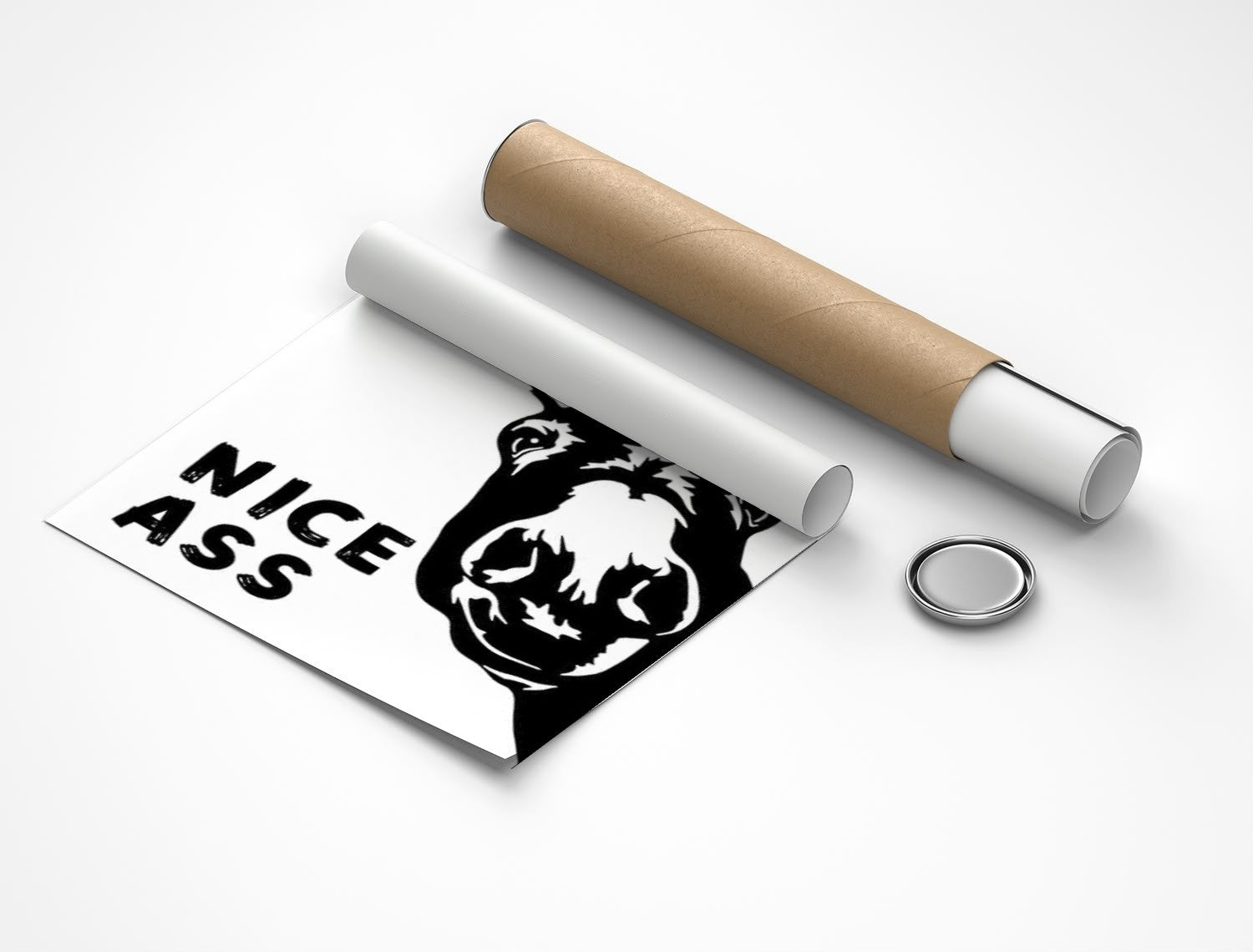 Rolled poster