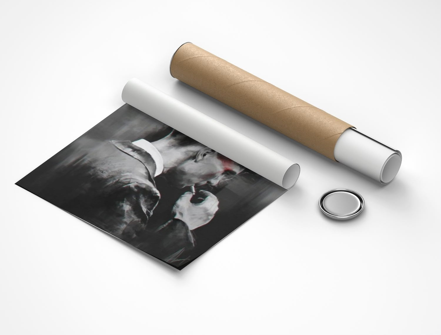 Rolled poster