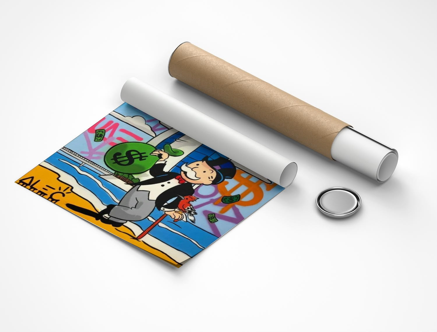 Rolled poster