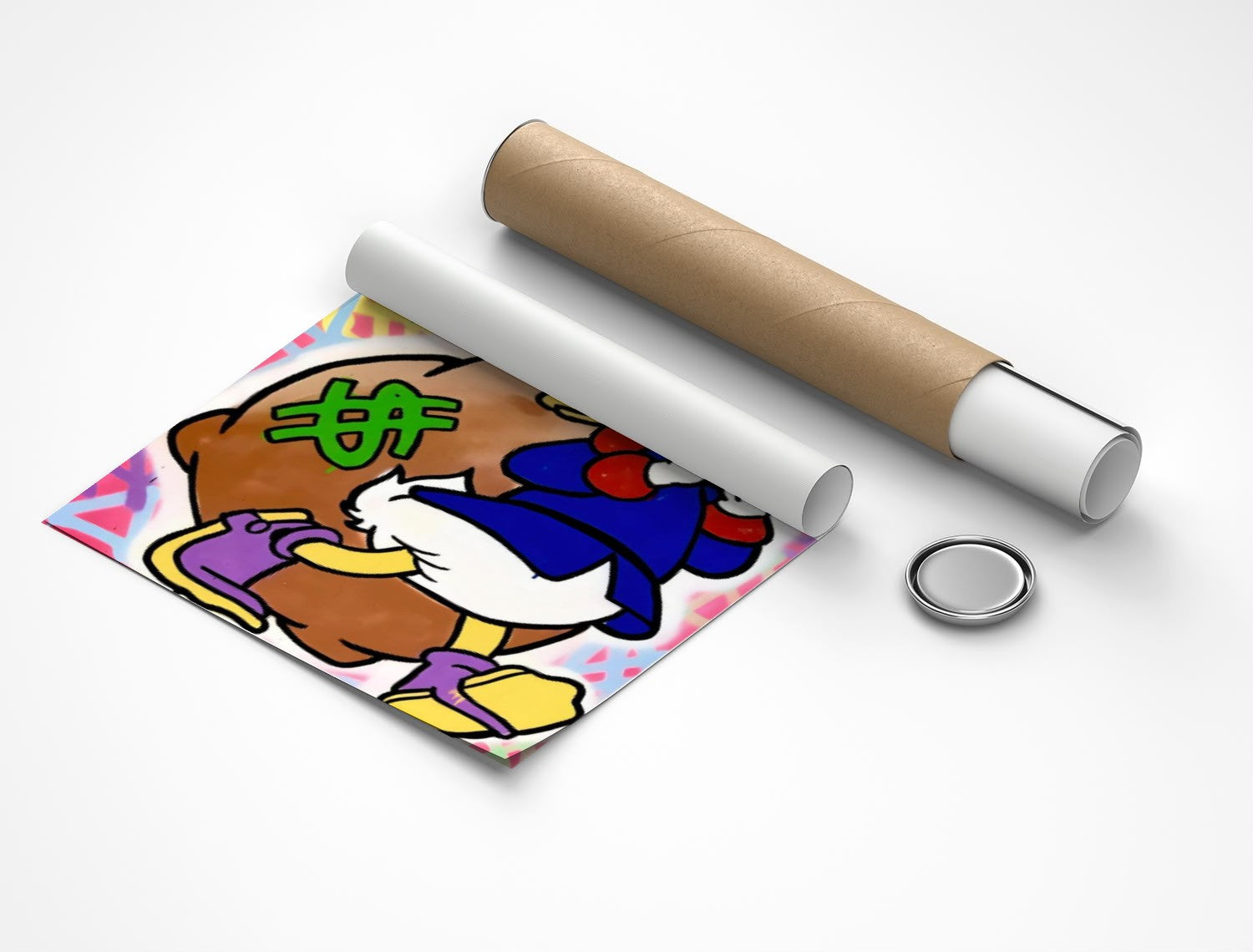 Rolled poster