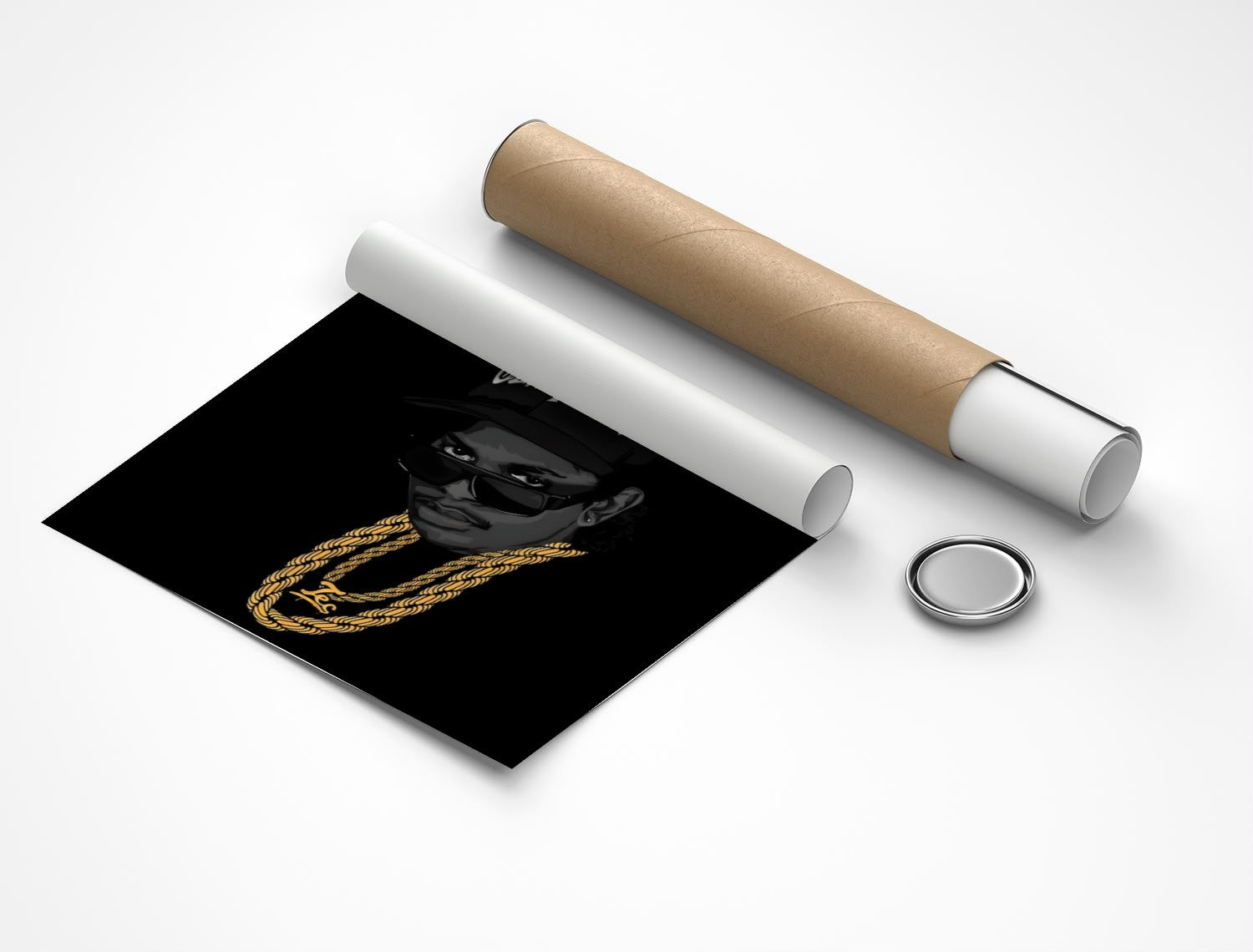 Rolled poster