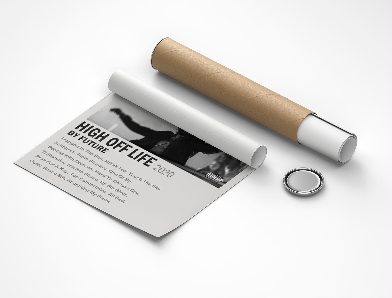 Rolled poster