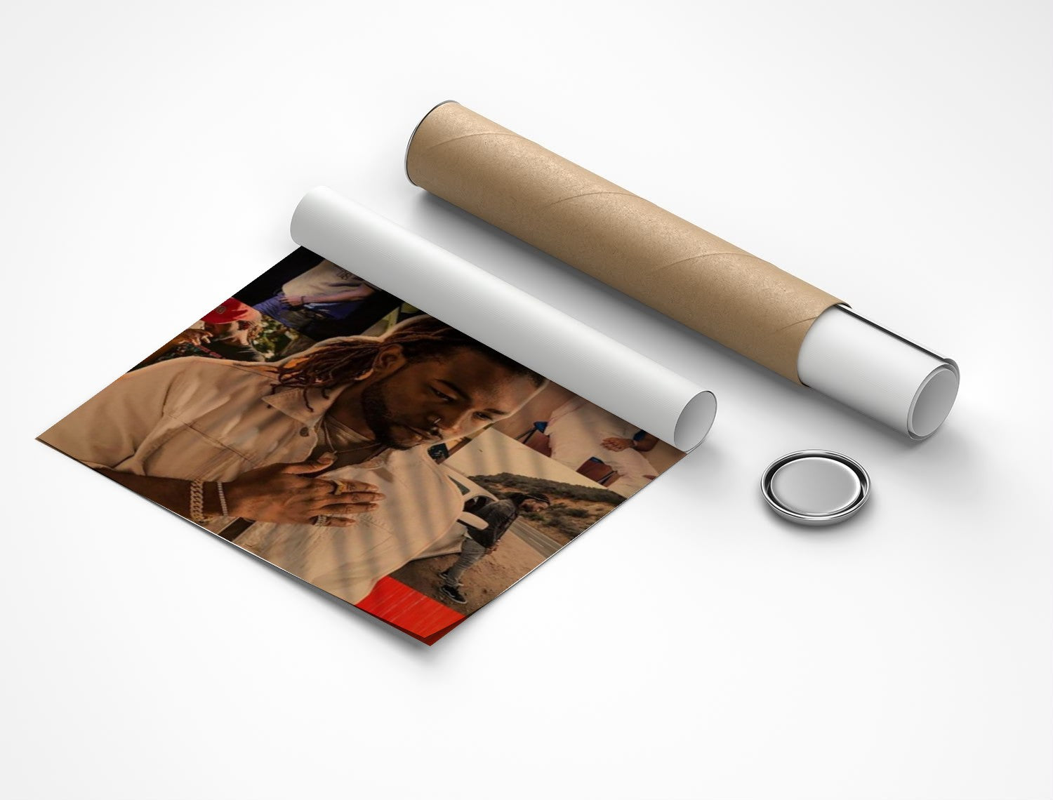 Rolled poster