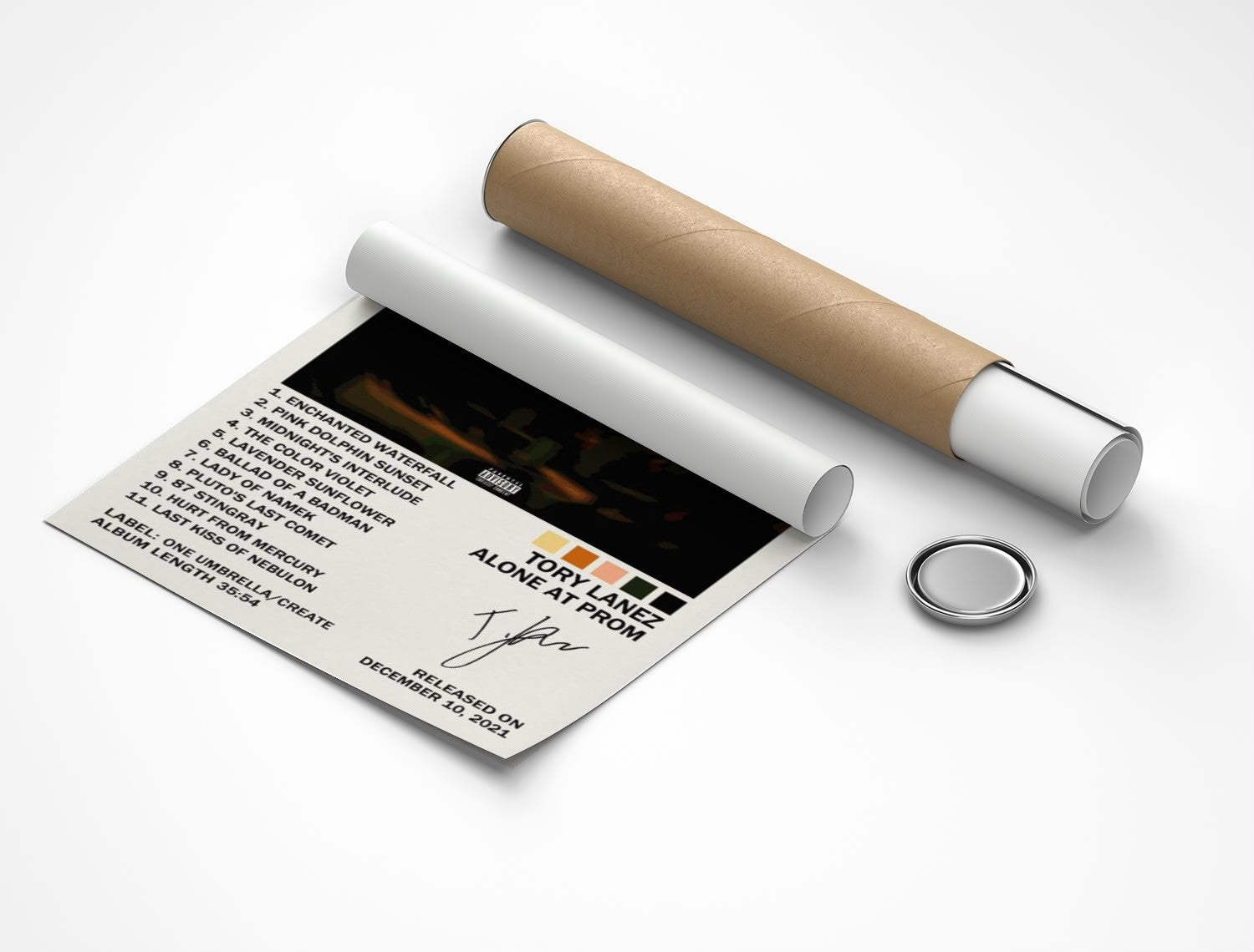 Rolled poster