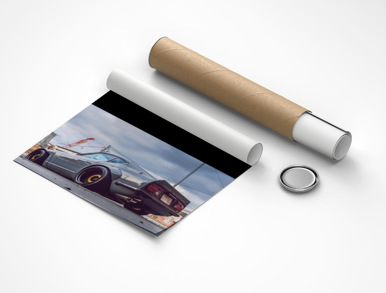 Rolled poster