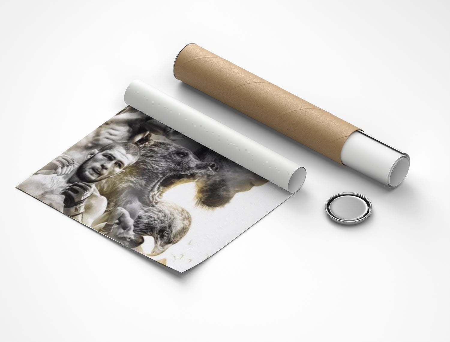 Rolled poster