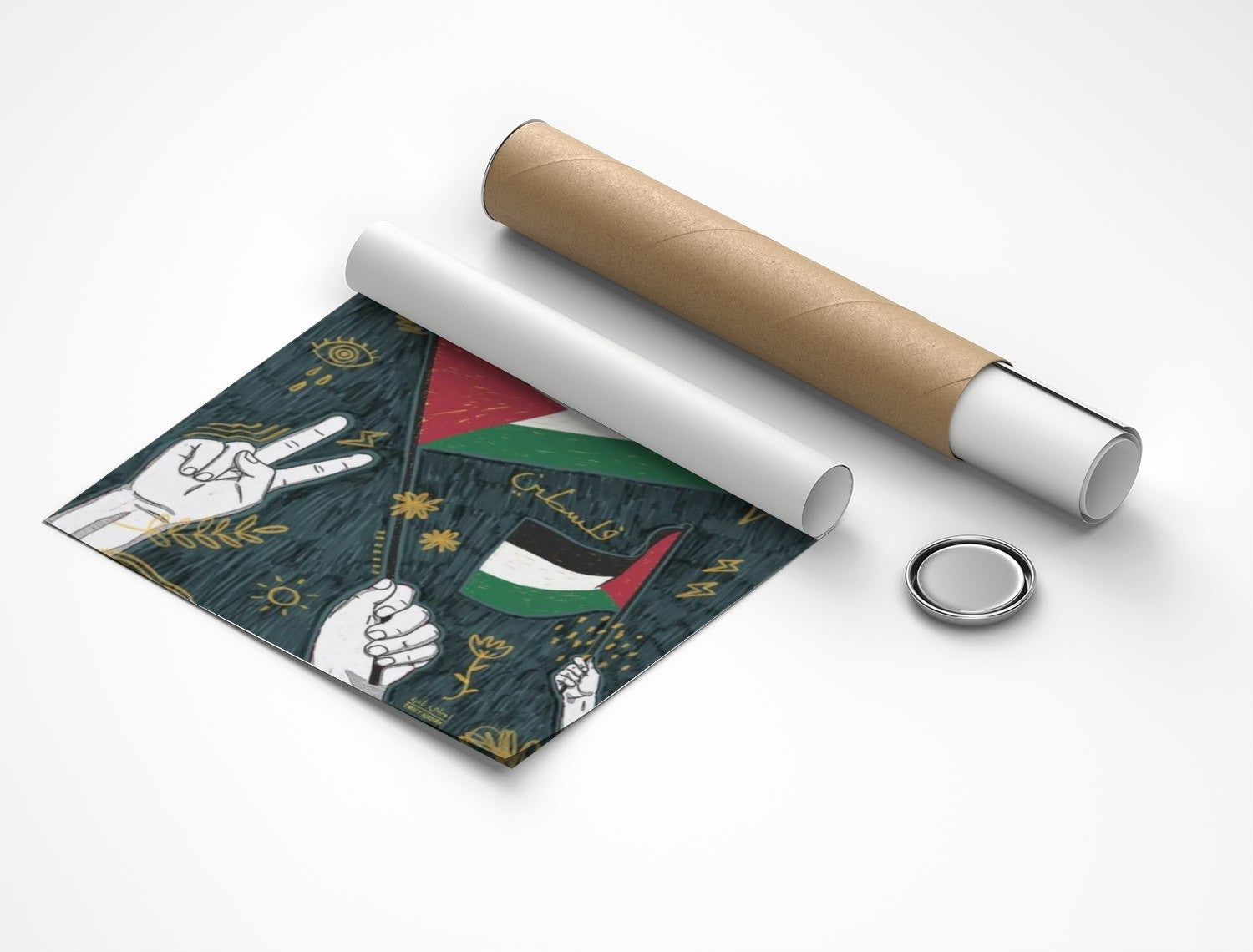 Rolled poster