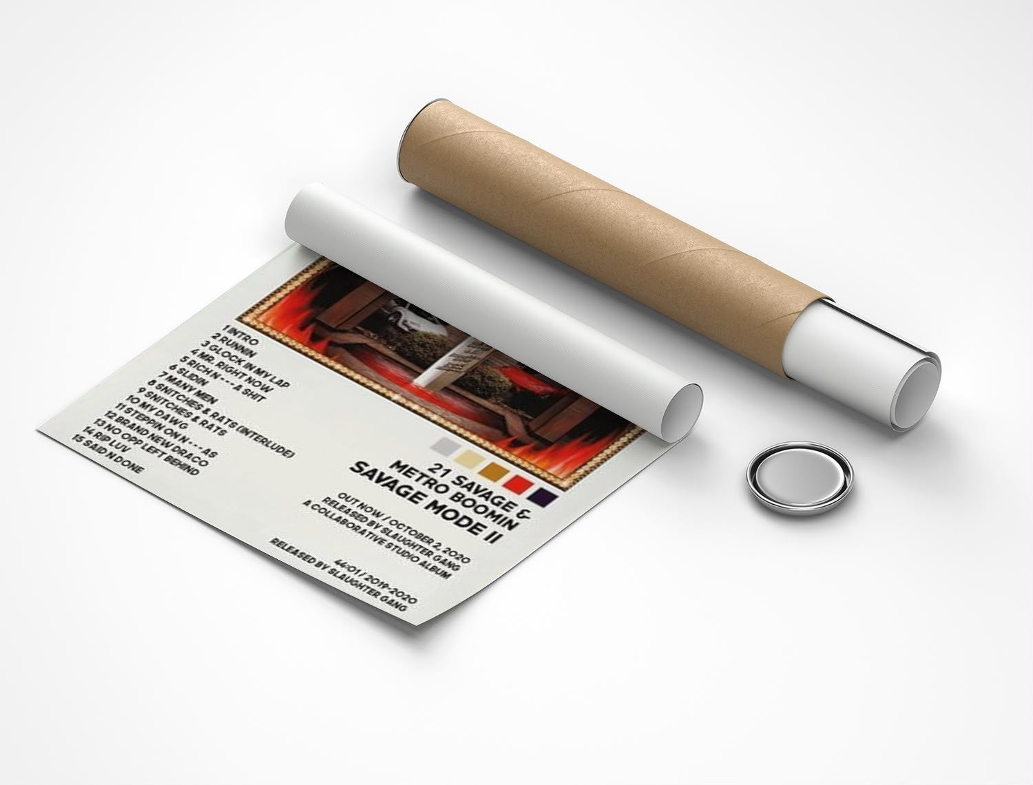 Rolled poster