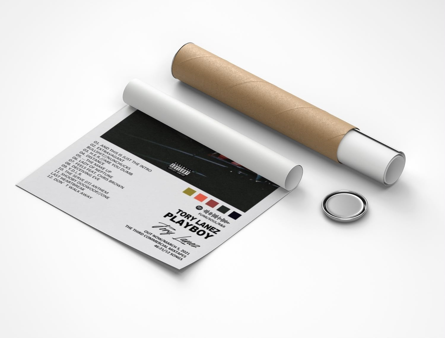 Rolled poster