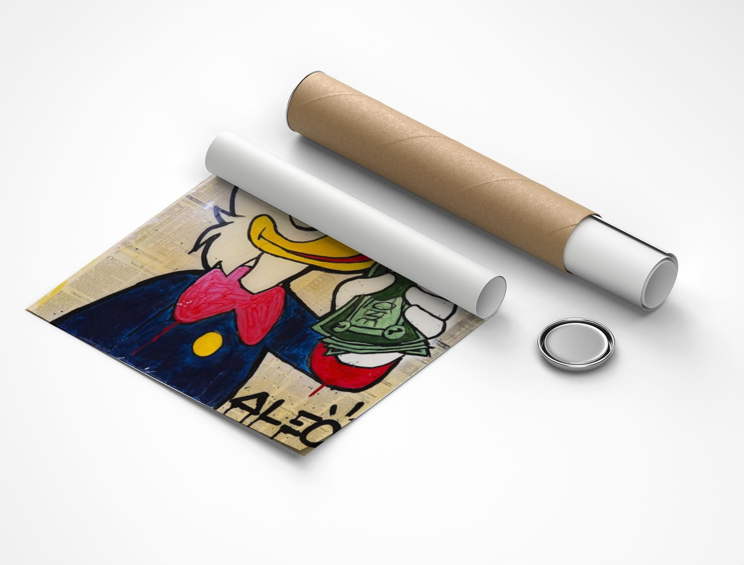 Rolled poster