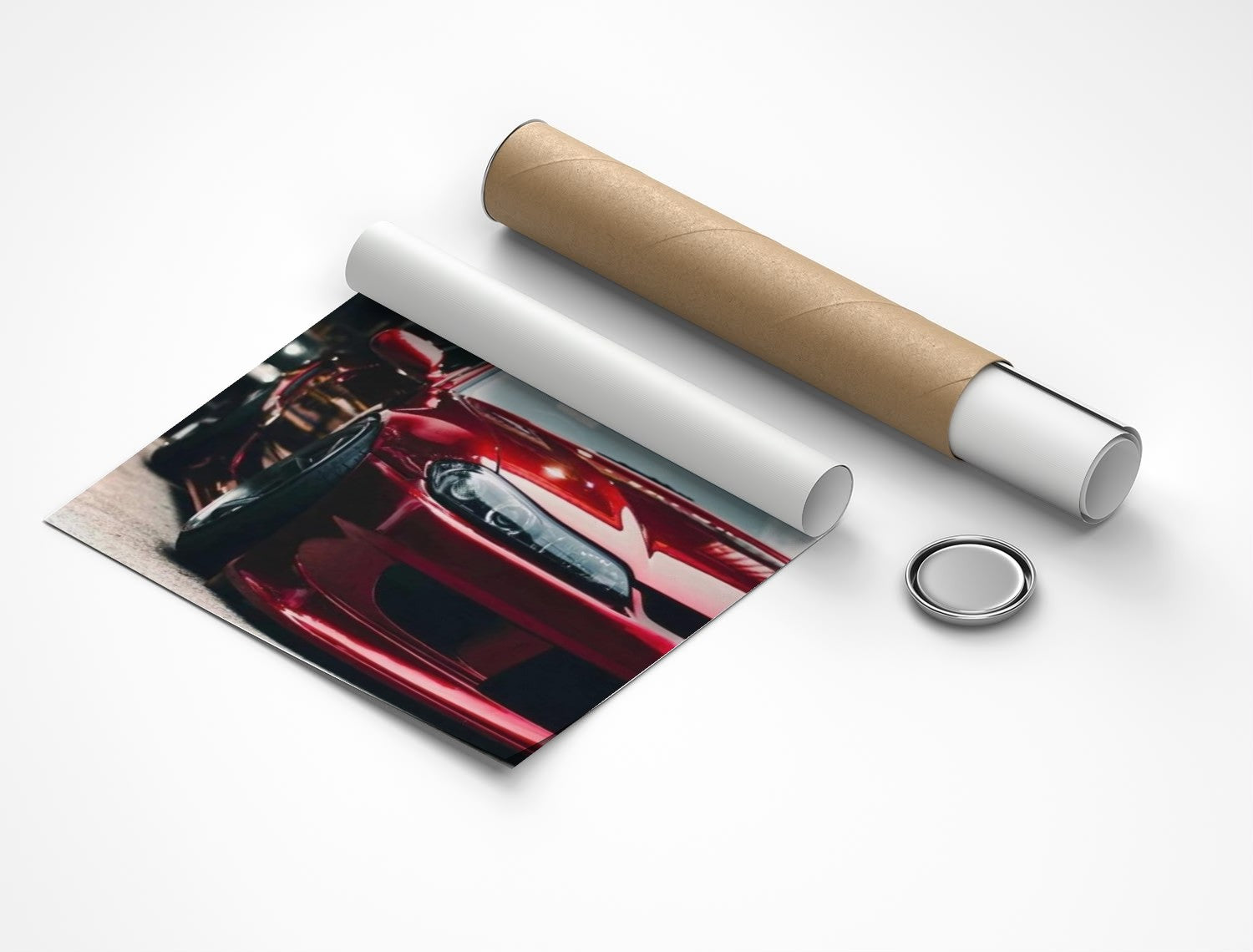 Rolled poster