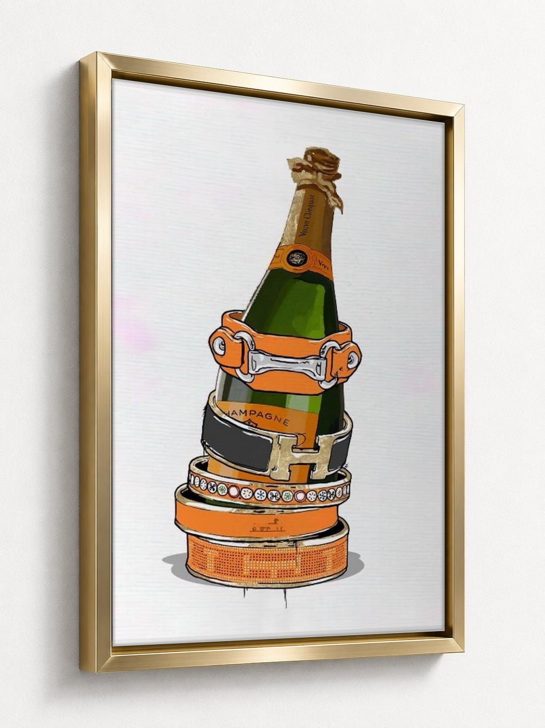 Gold floater
