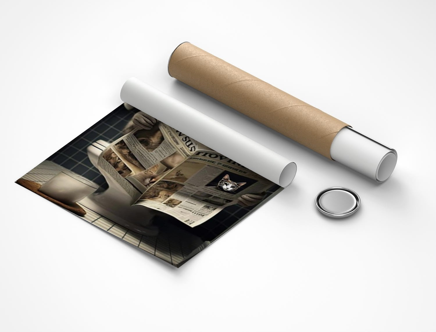 Rolled poster
