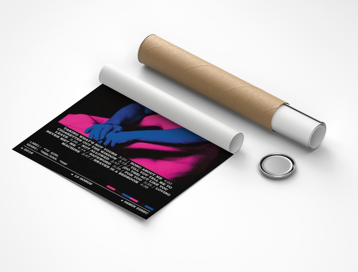 Rolled poster