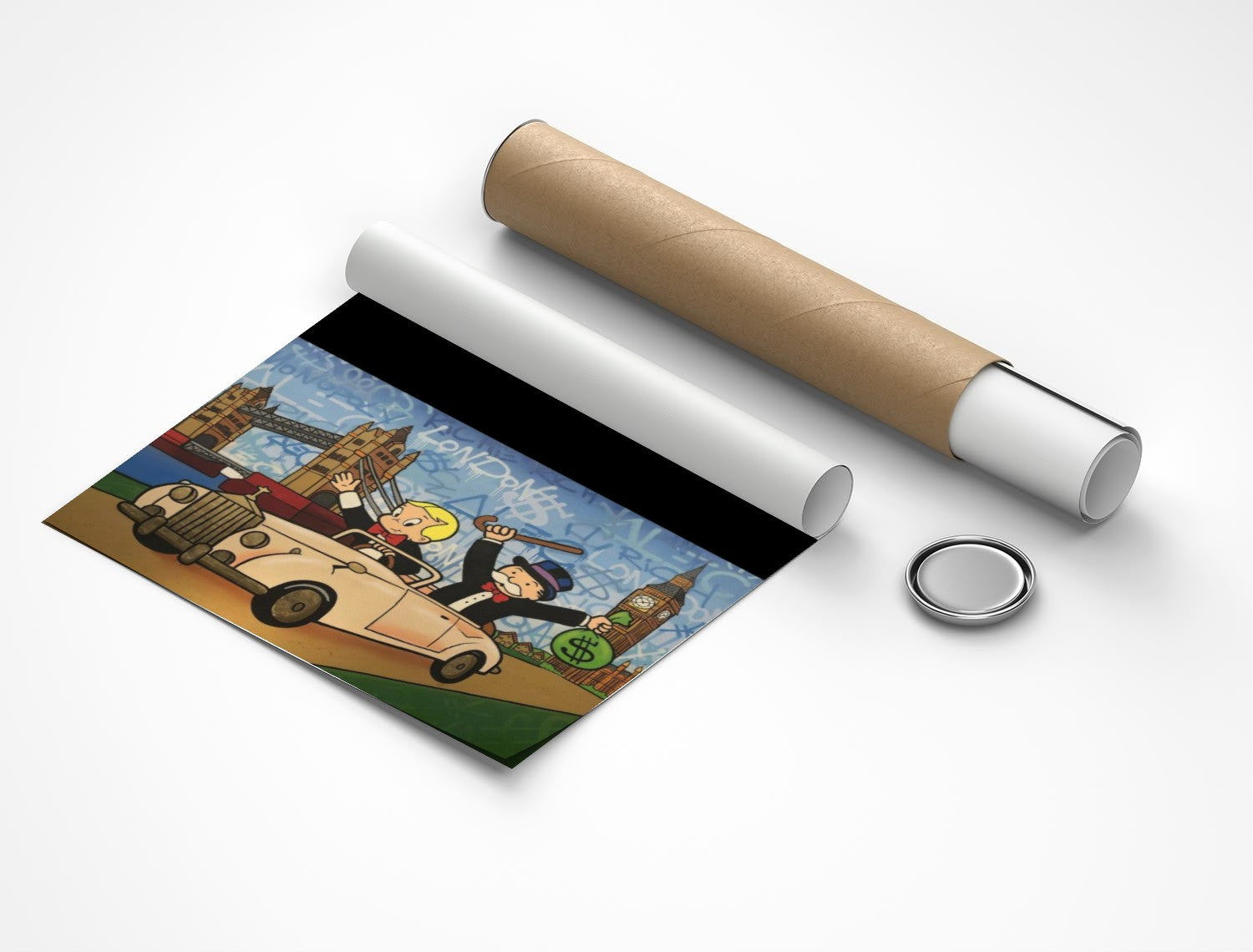 Rolled poster