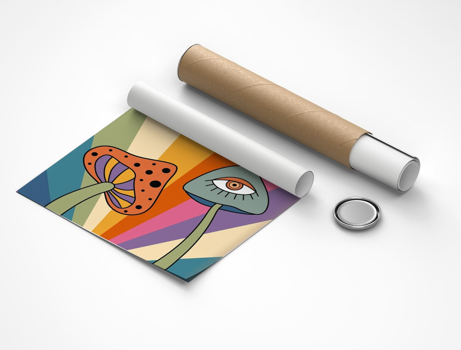 Rolled poster