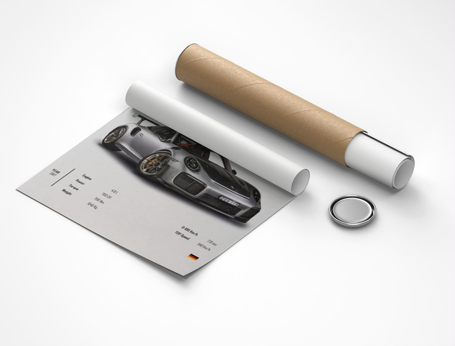 Rolled poster