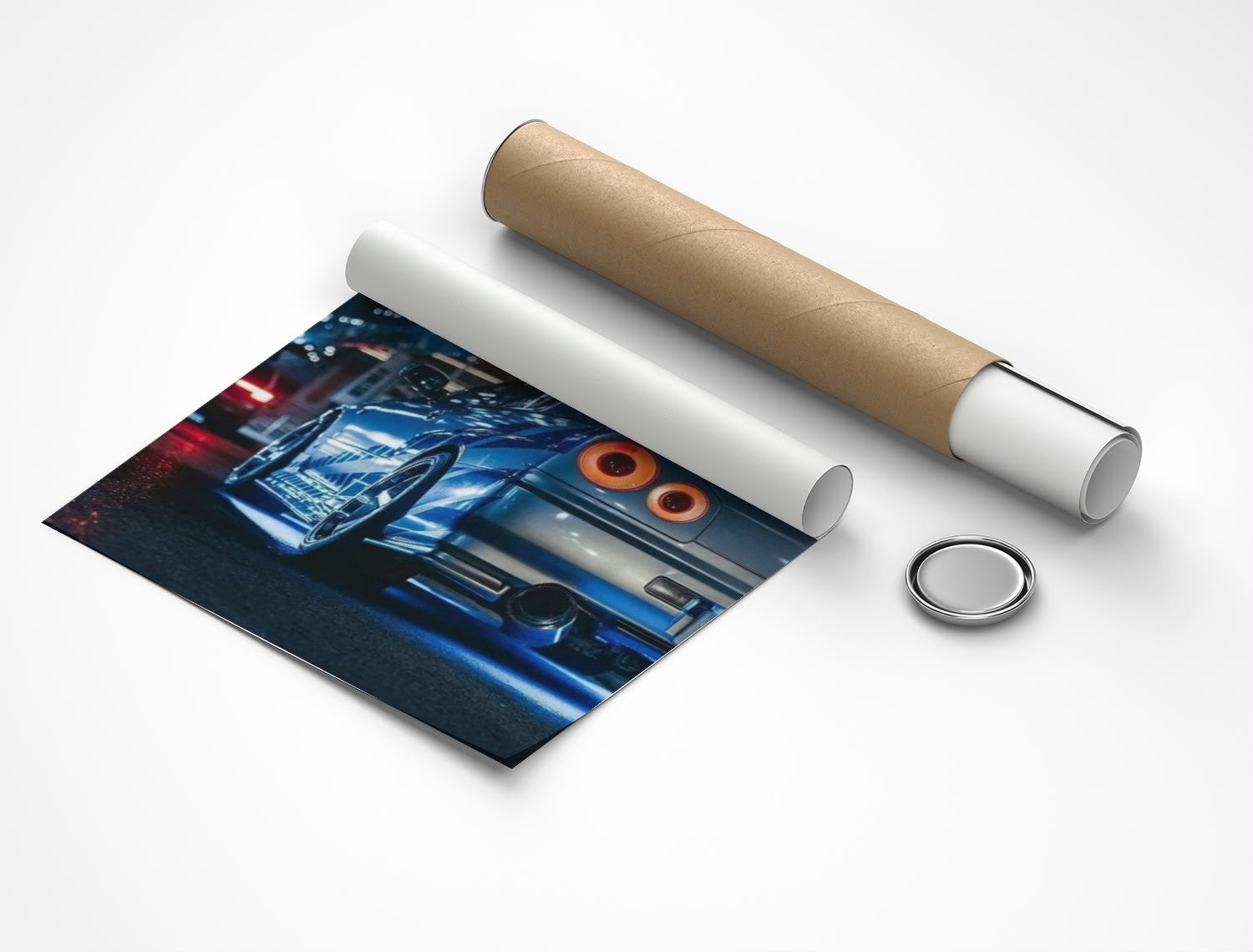 Rolled poster