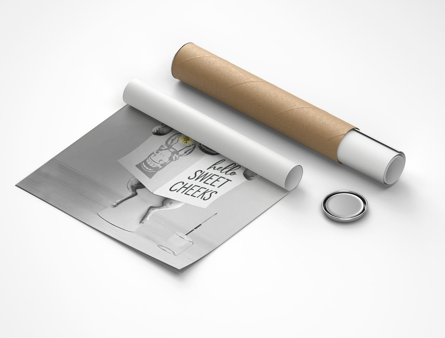 Rolled poster