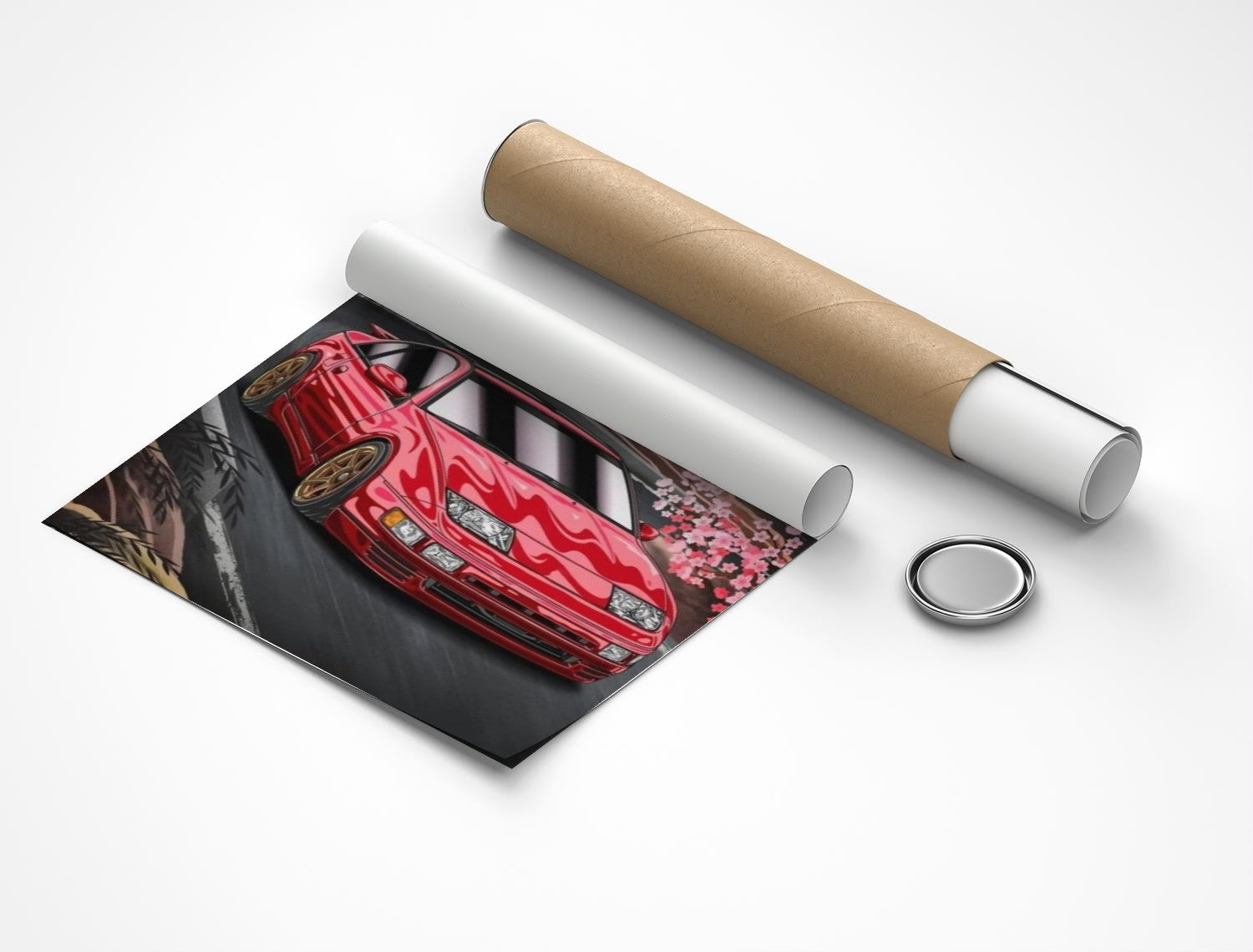 Rolled poster