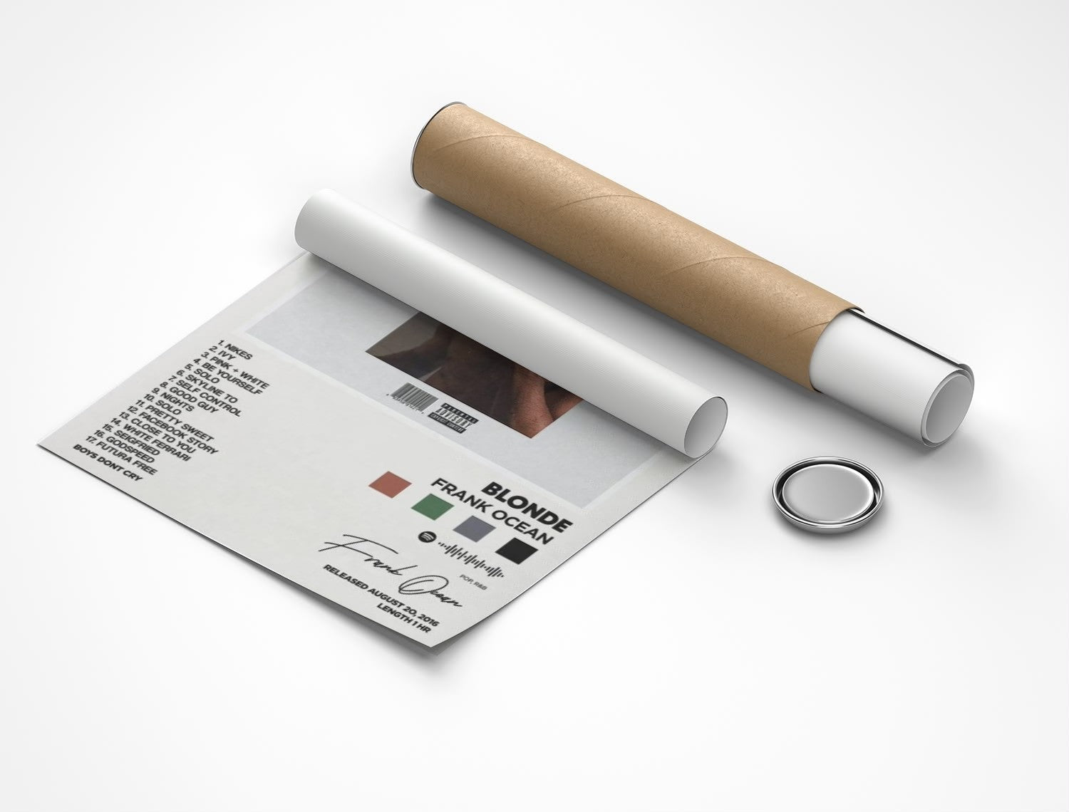Rolled poster