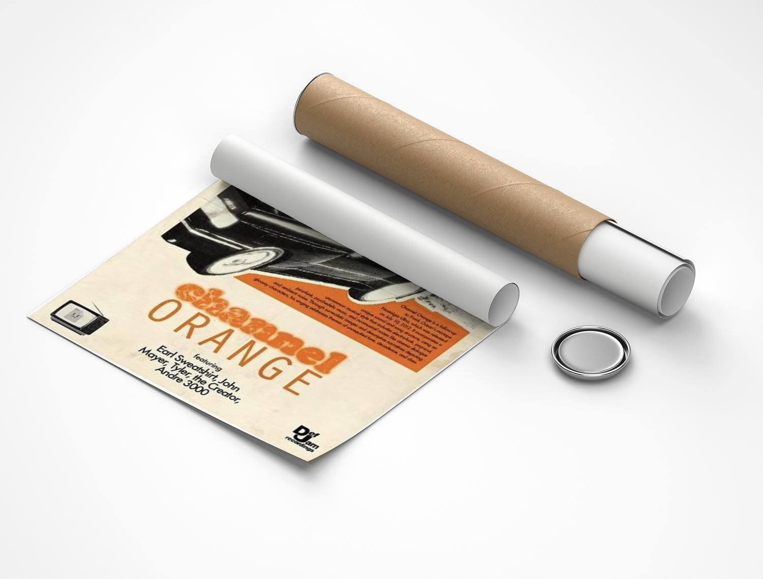 Rolled poster