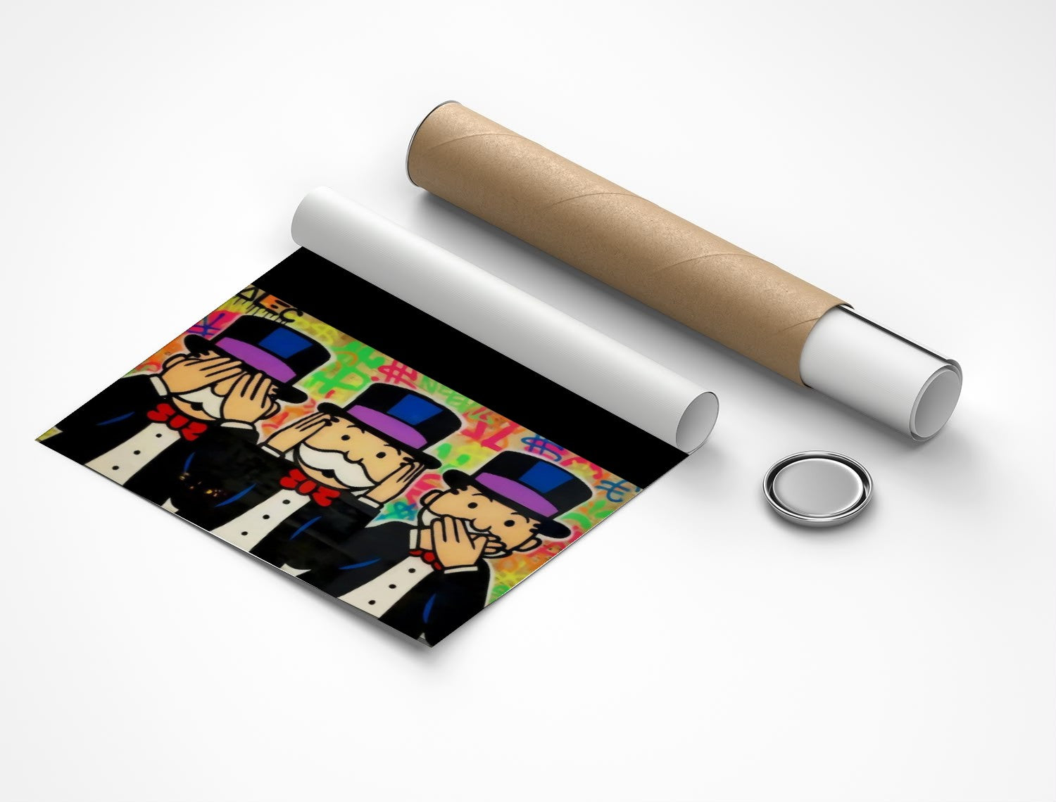 Rolled poster