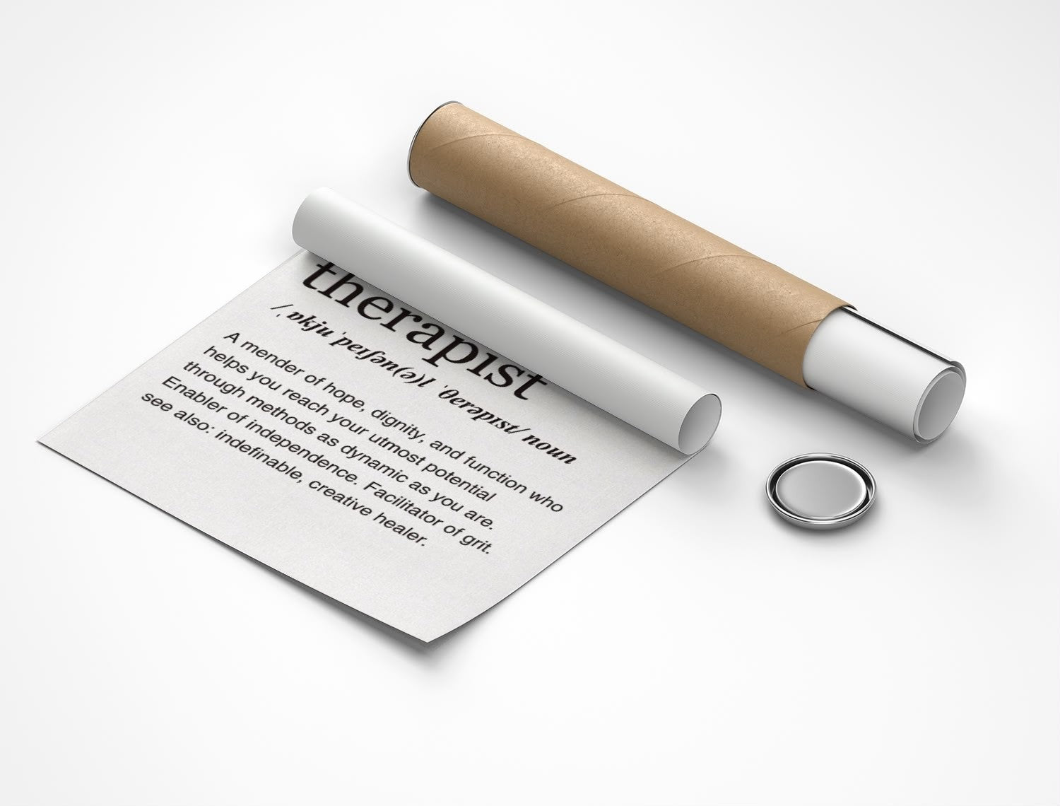 Rolled poster