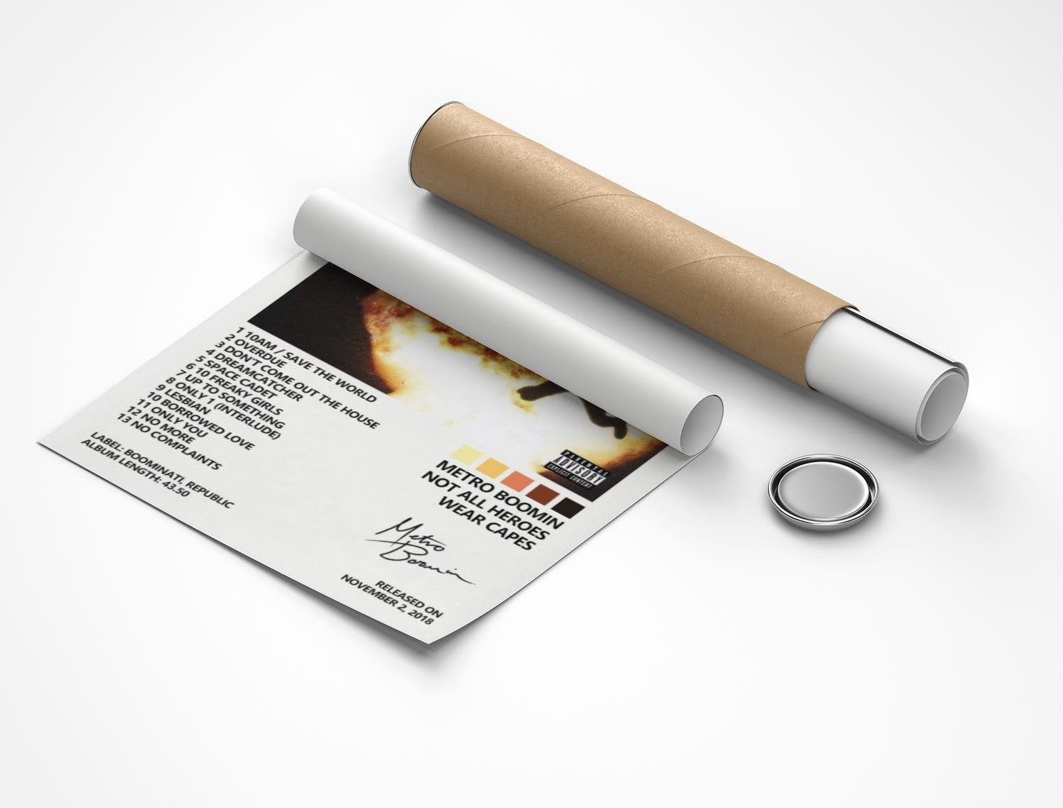 Rolled poster