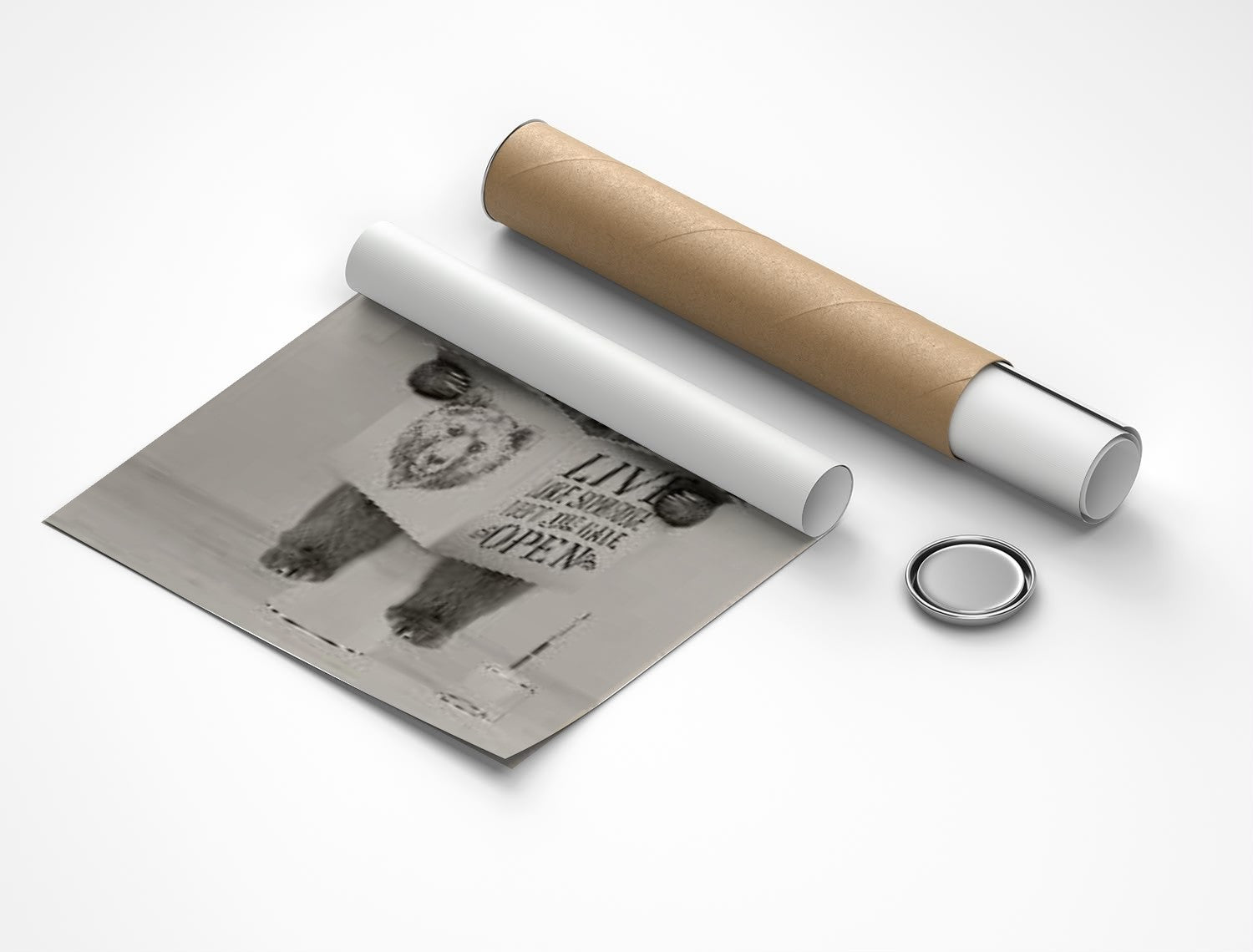 Rolled poster