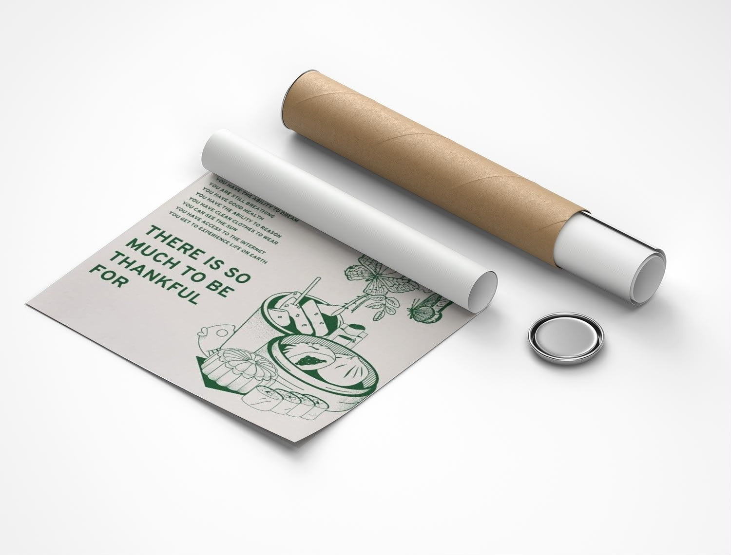 Rolled poster