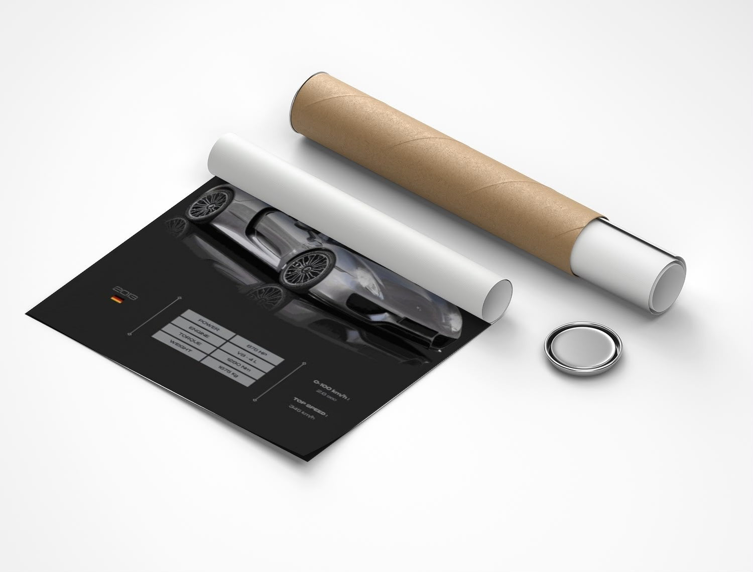 Rolled poster