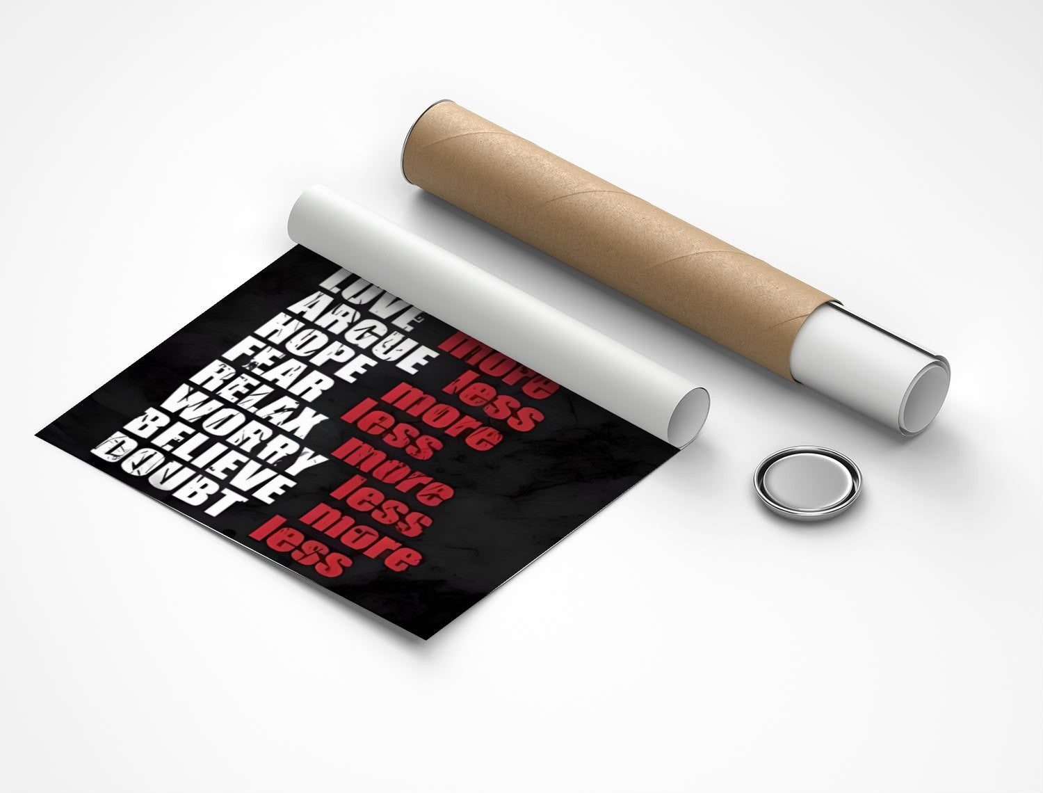 Rolled poster