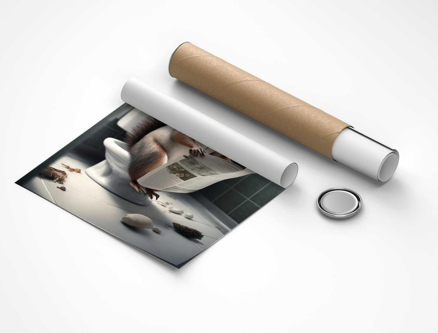 Rolled poster