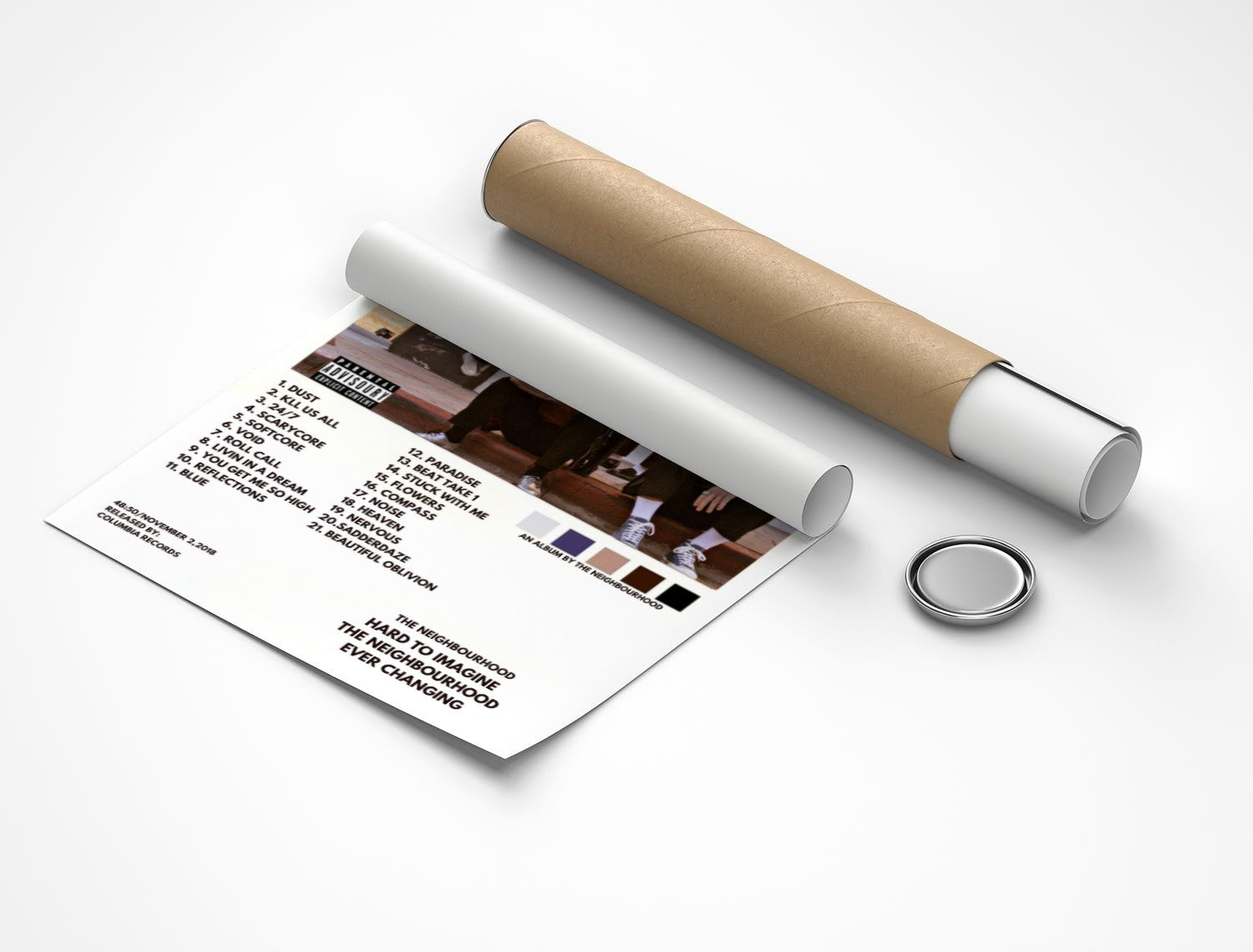 Rolled poster