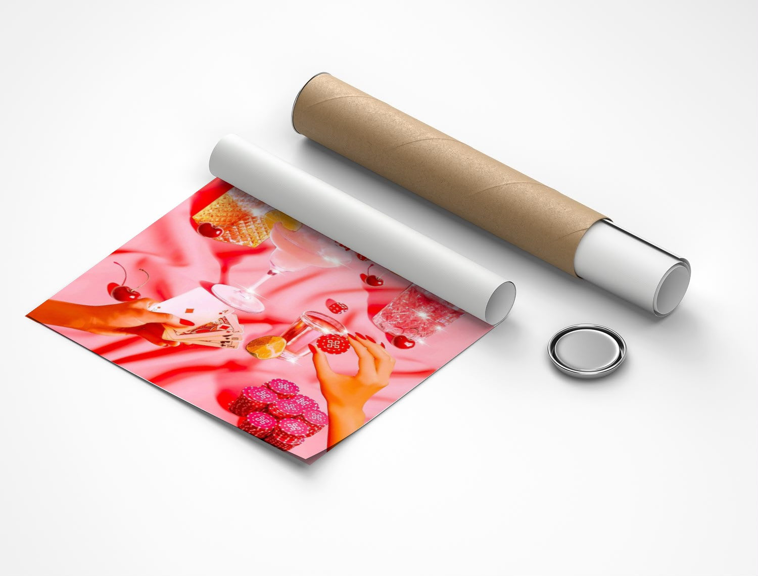 Rolled poster