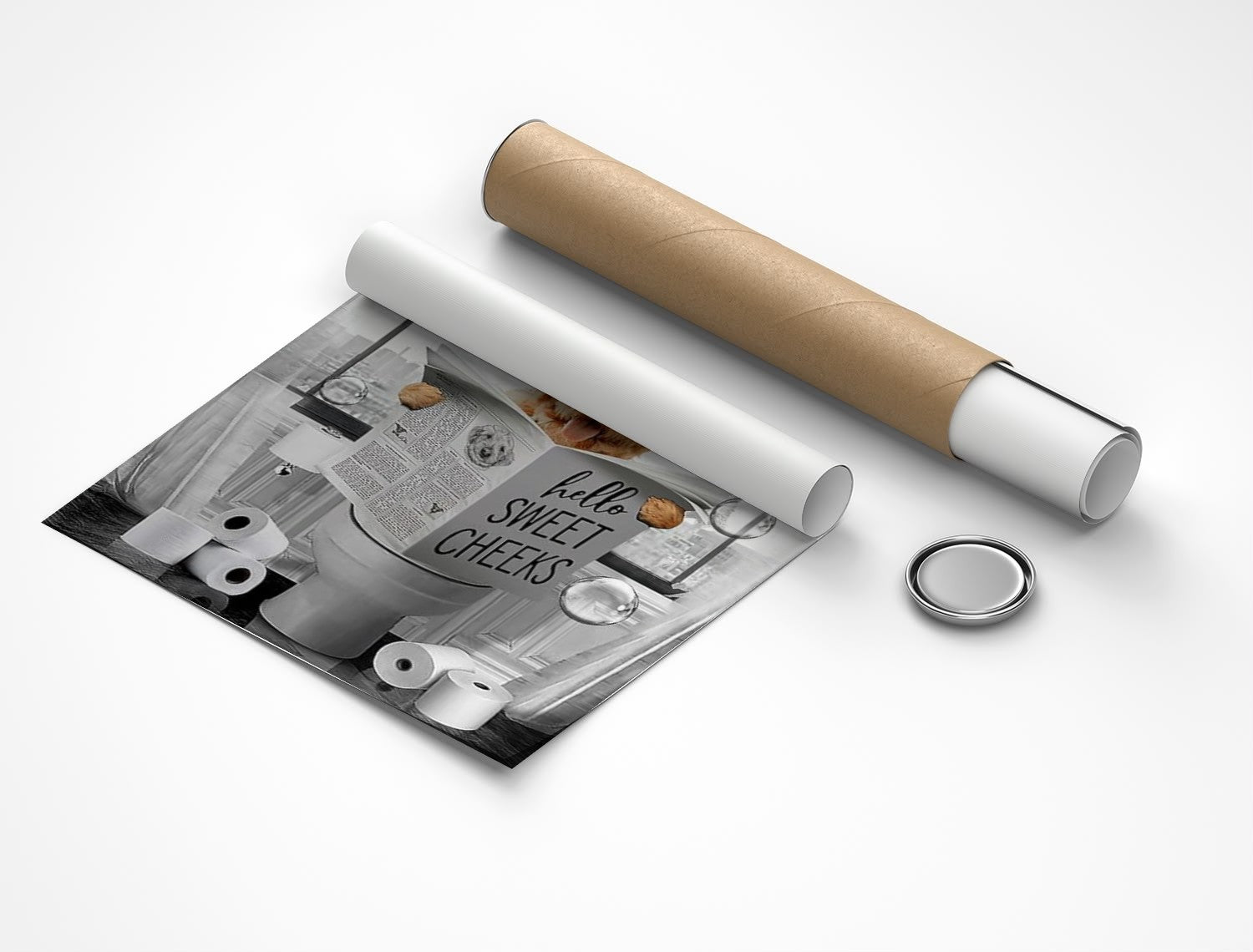 Rolled poster