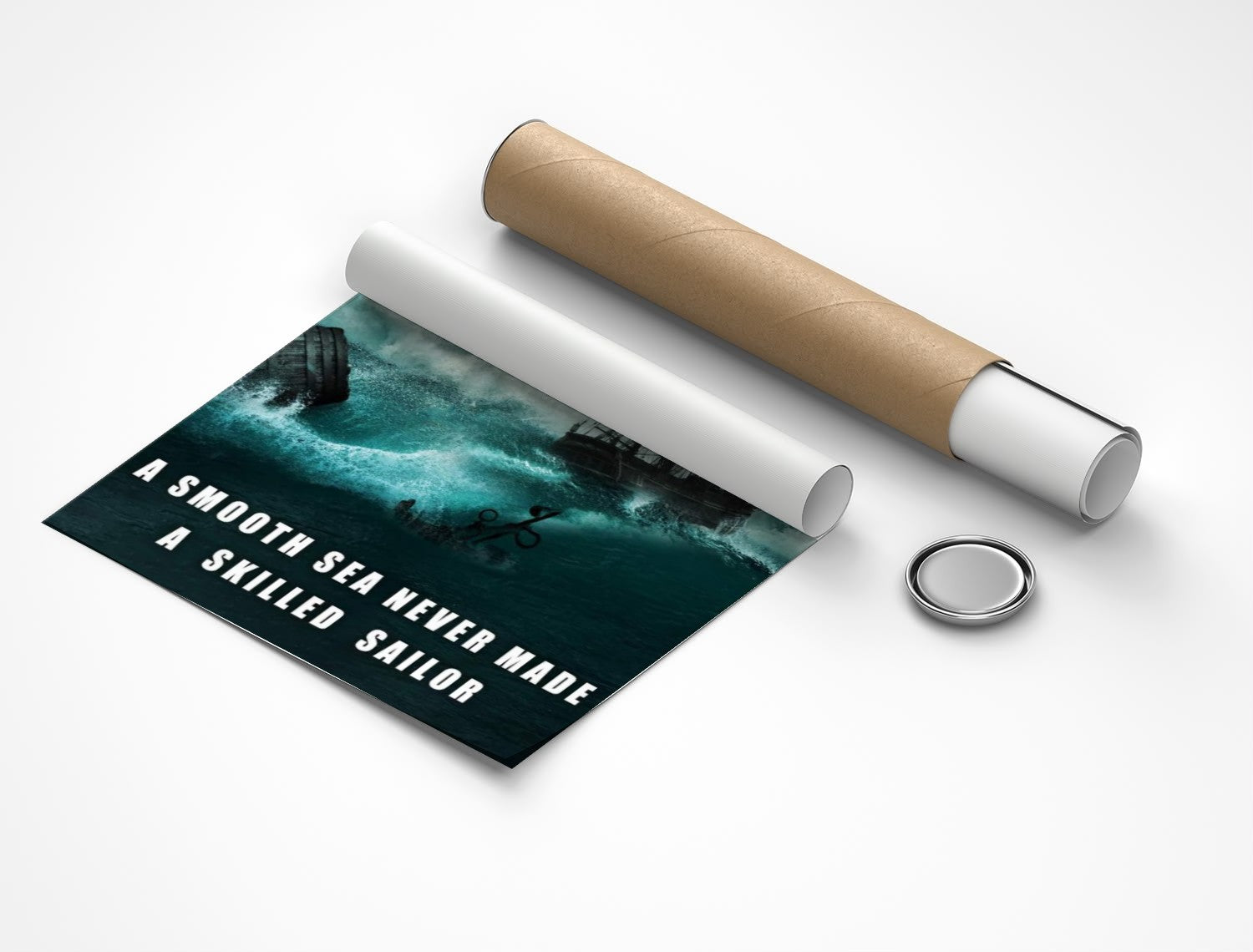 Rolled poster