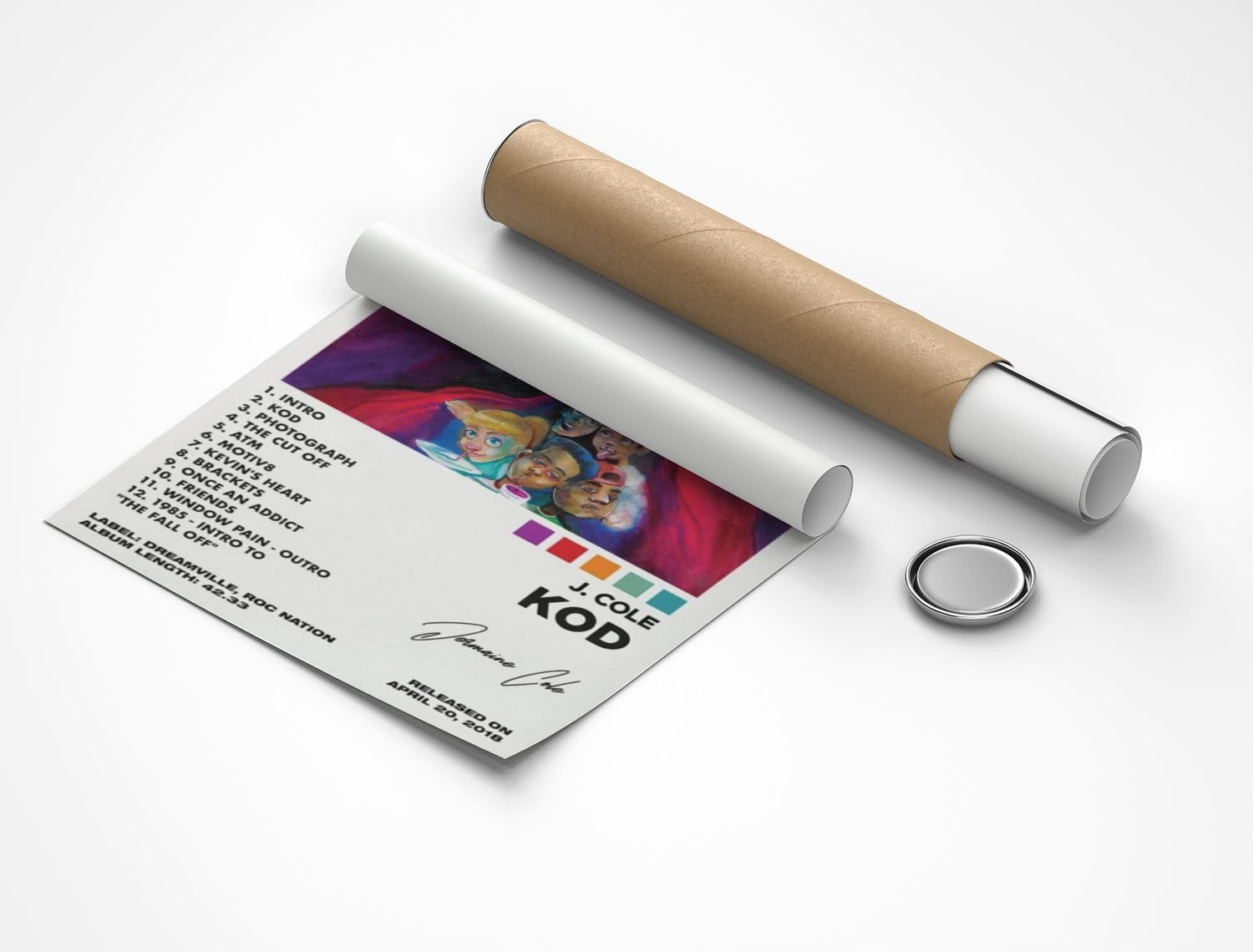 Rolled poster