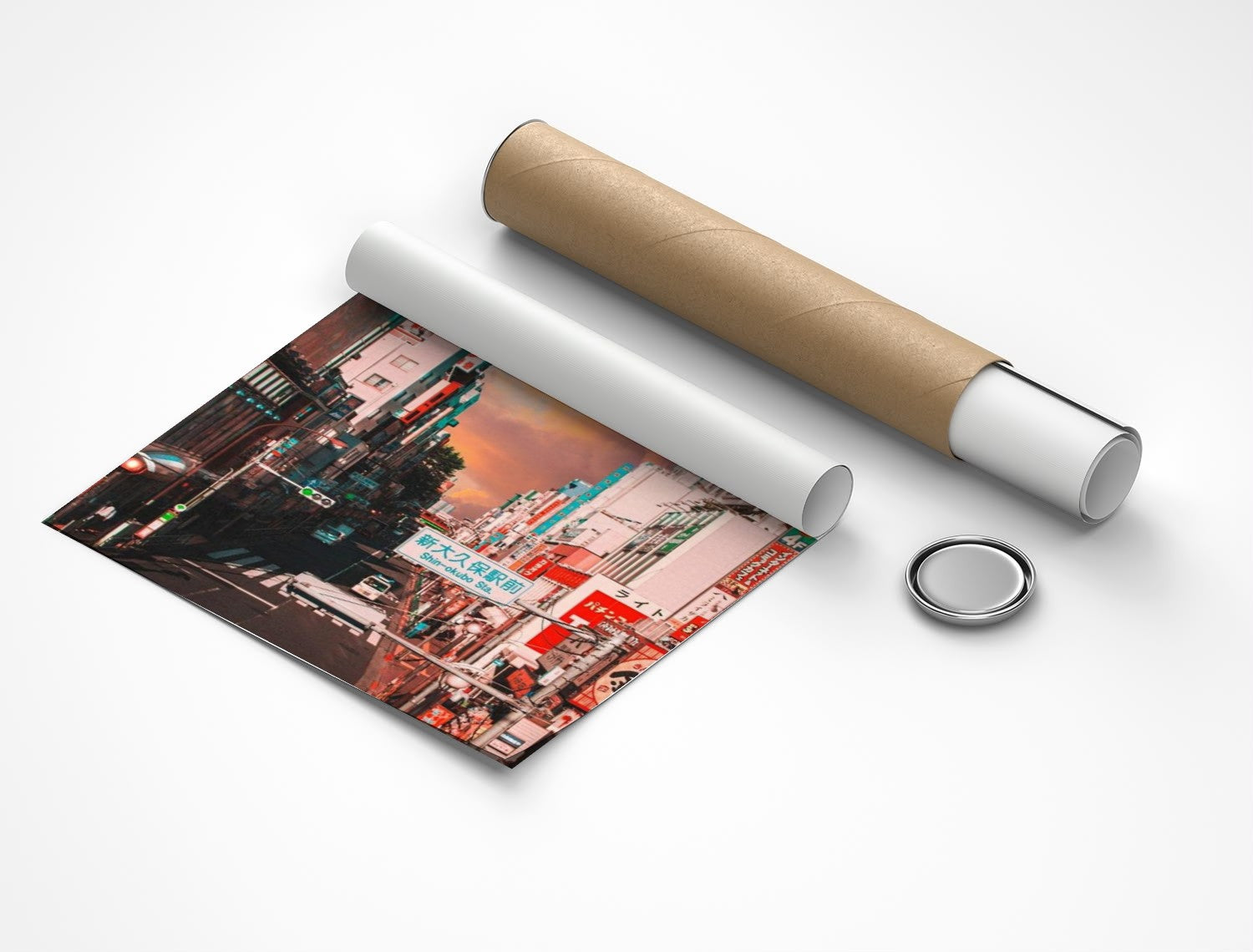 Rolled poster