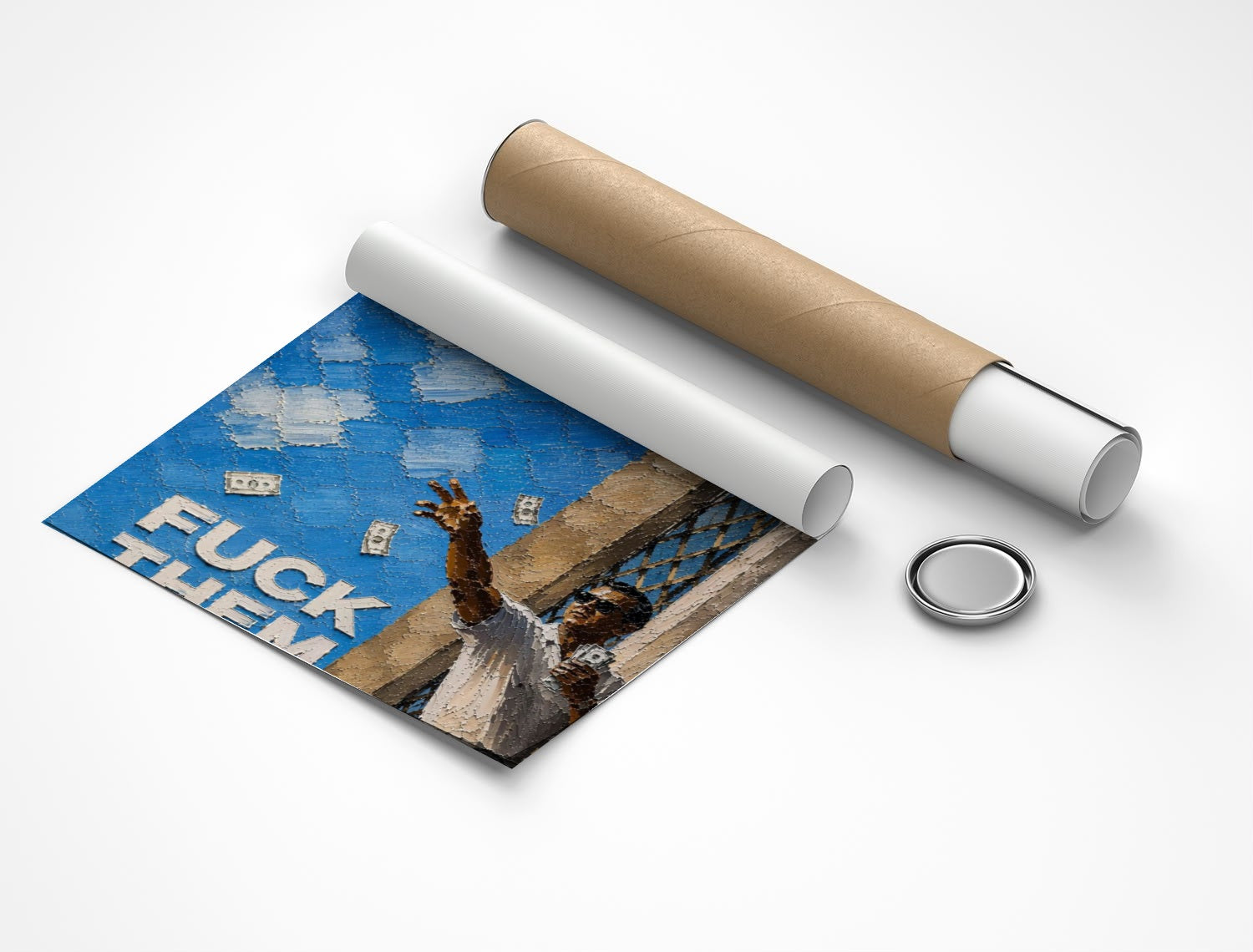 Rolled poster