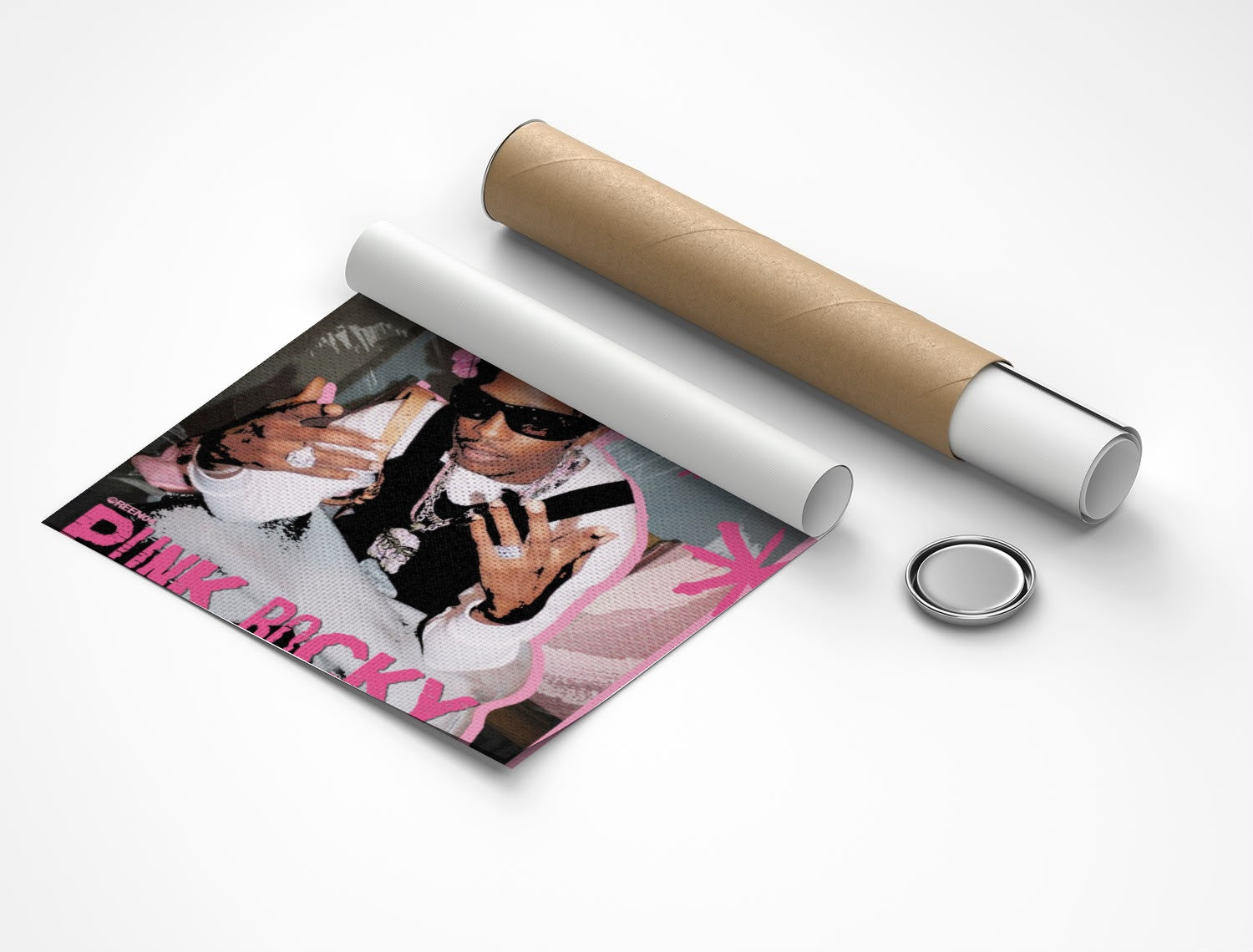 Rolled poster