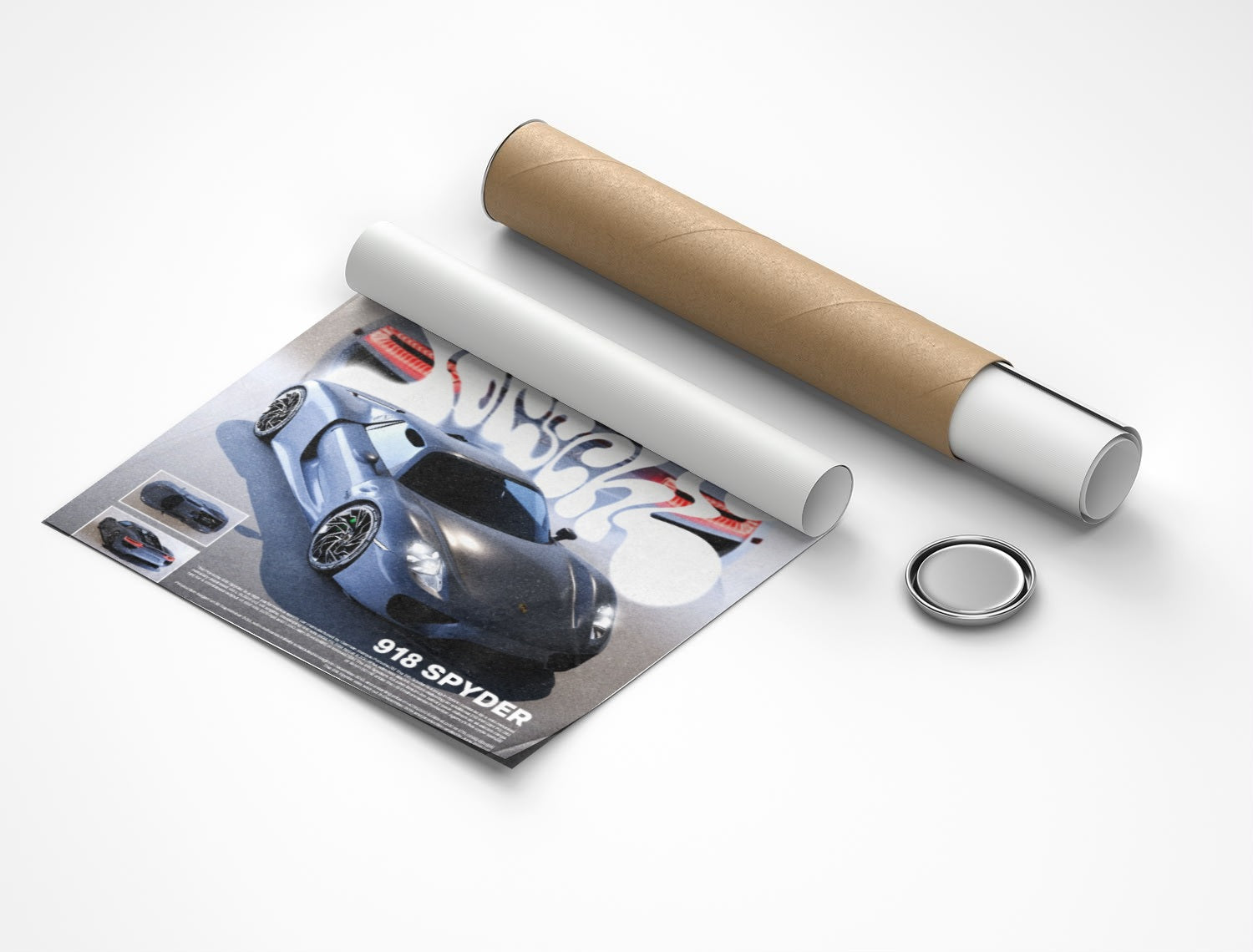 Rolled poster