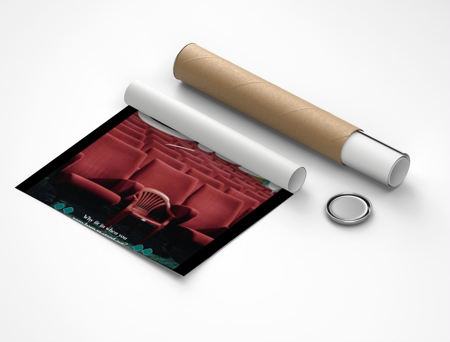 Rolled poster