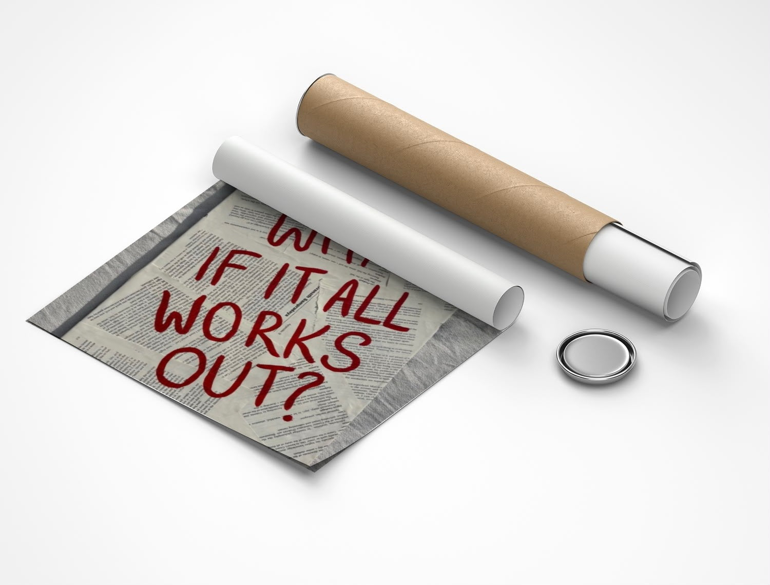 Rolled poster
