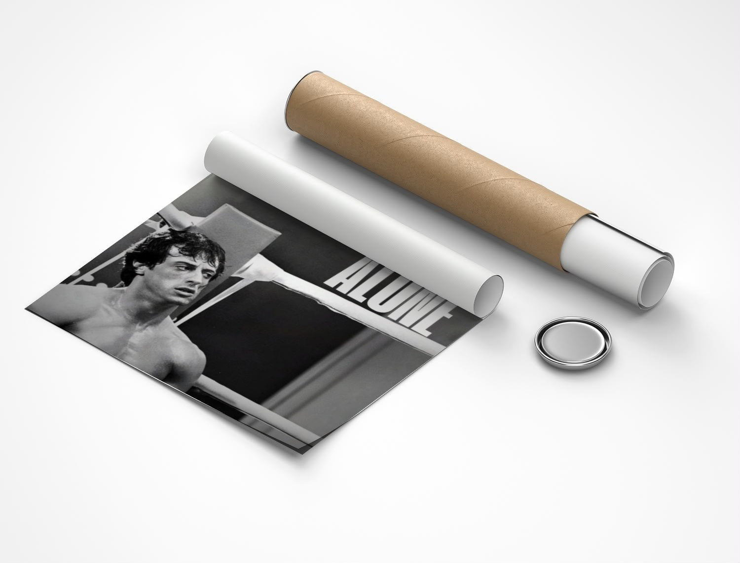 Rolled poster