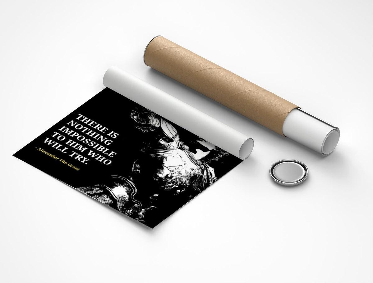 Rolled poster