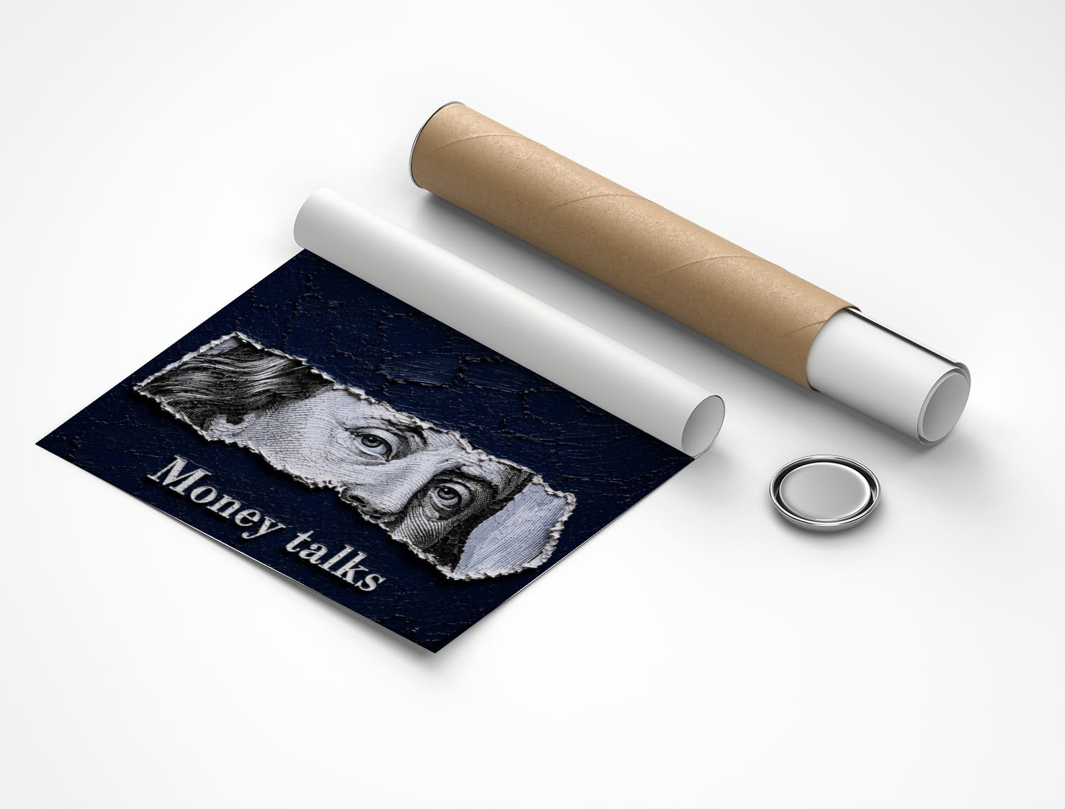 Rolled poster