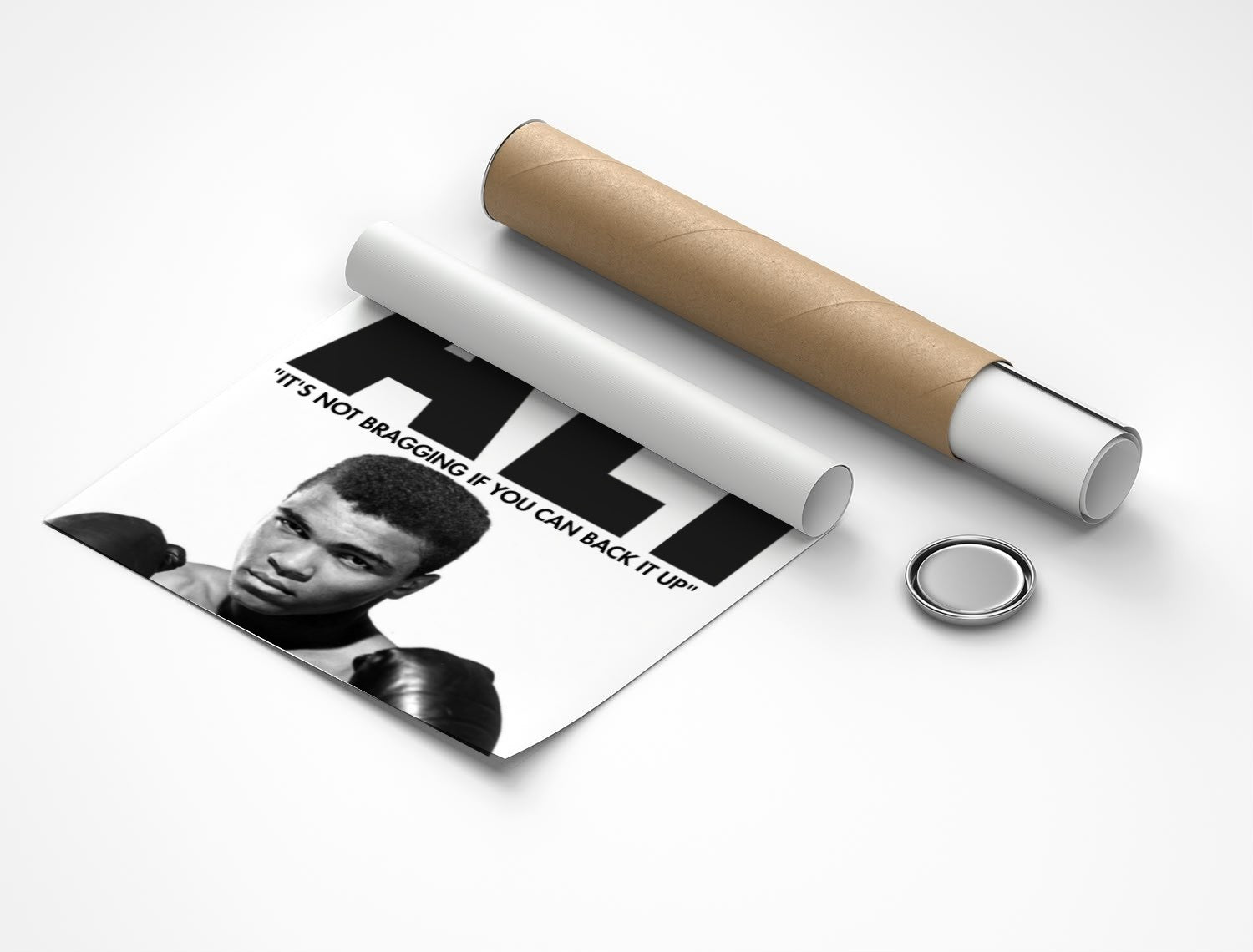 Rolled poster