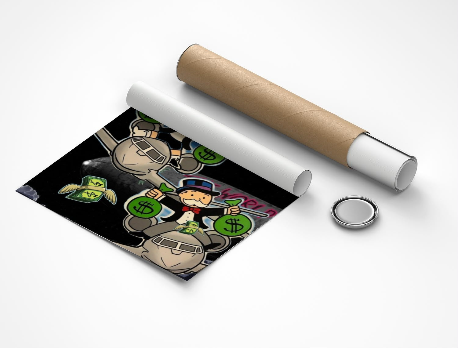 Rolled poster